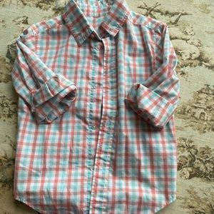 Kelly’s Kids gingham button down